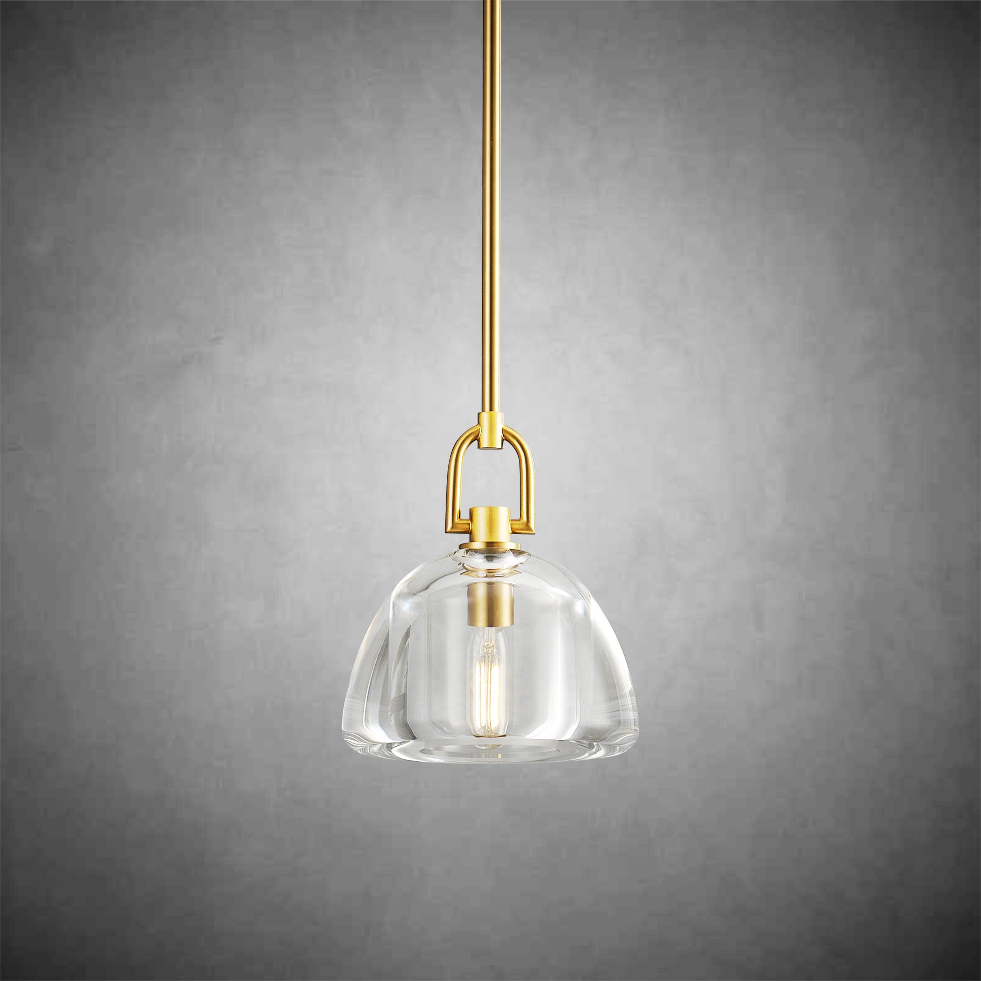 7" Glass Modern Pendant Light