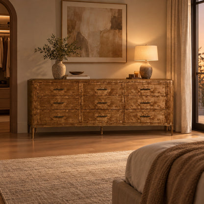 Mappa Burl Wood Clothing Storage