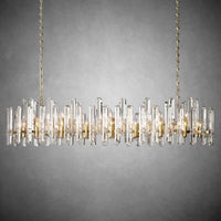 Boniton Prism Linear Chandelier 72"，28-Lights