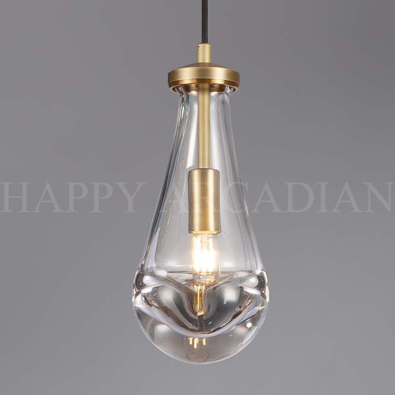 HA Raindrop 5 Lights Round Pendant Lamp, Kitchen Island Light Fixtures