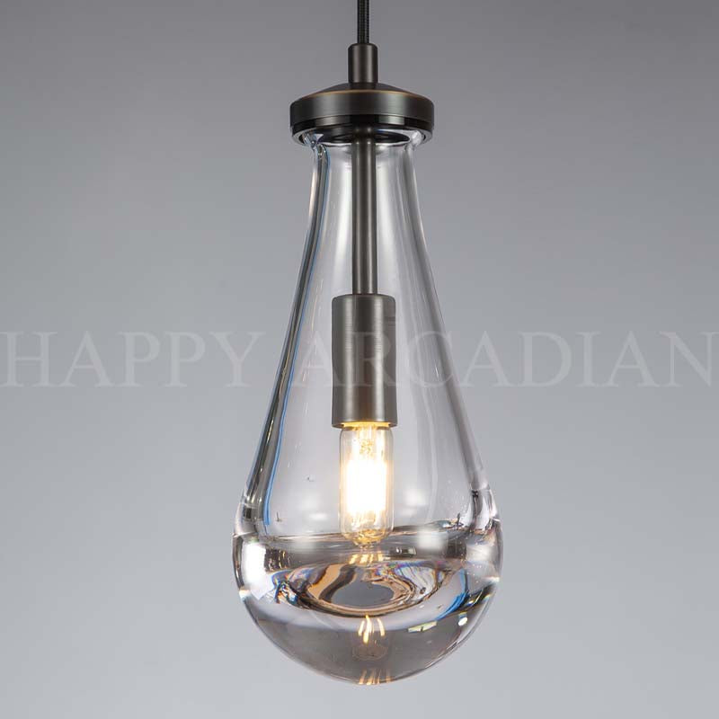 HA Raindrop Glass Pendant Lighting Black