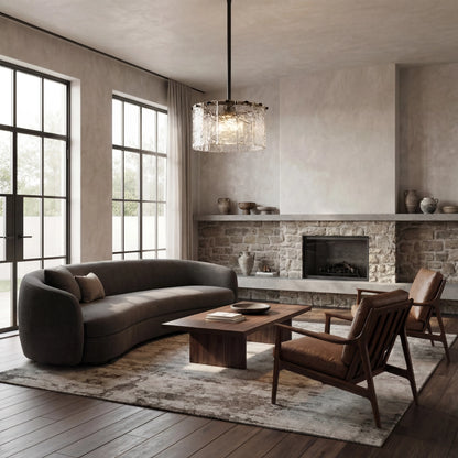 Haloire  Glass Pendant Light