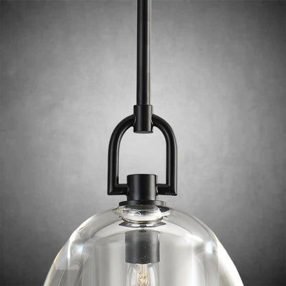 7" Glass Modern Pendant Light
