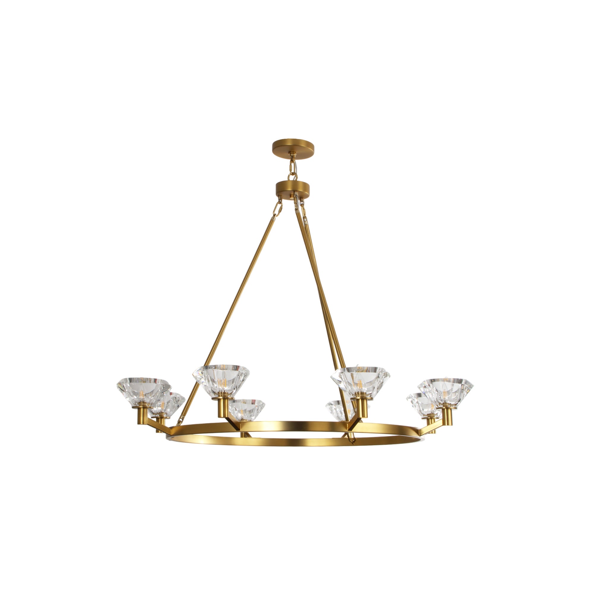 K9 Crystal Cup Chandelier