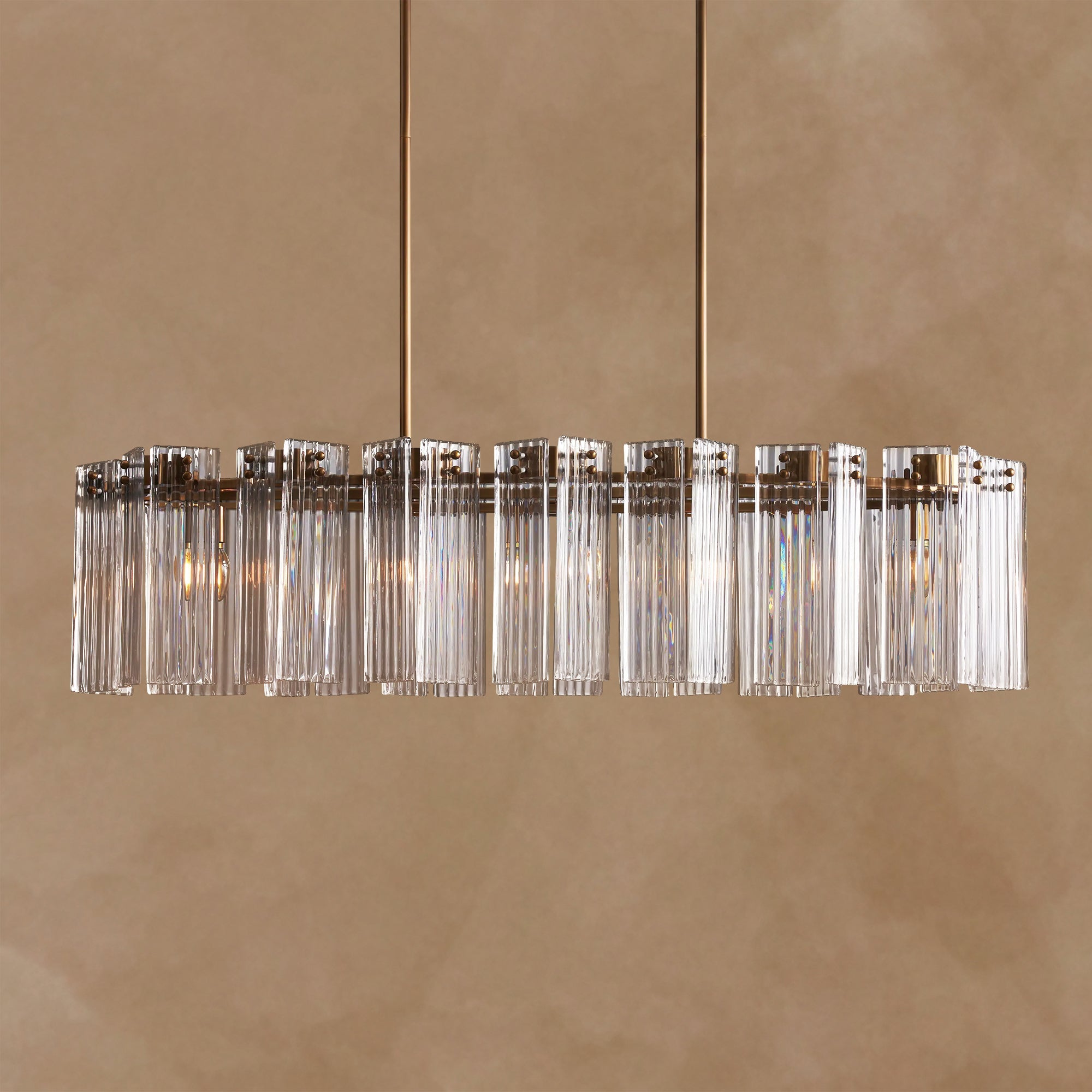 Delsie Oval 2 Tiered Chandelier