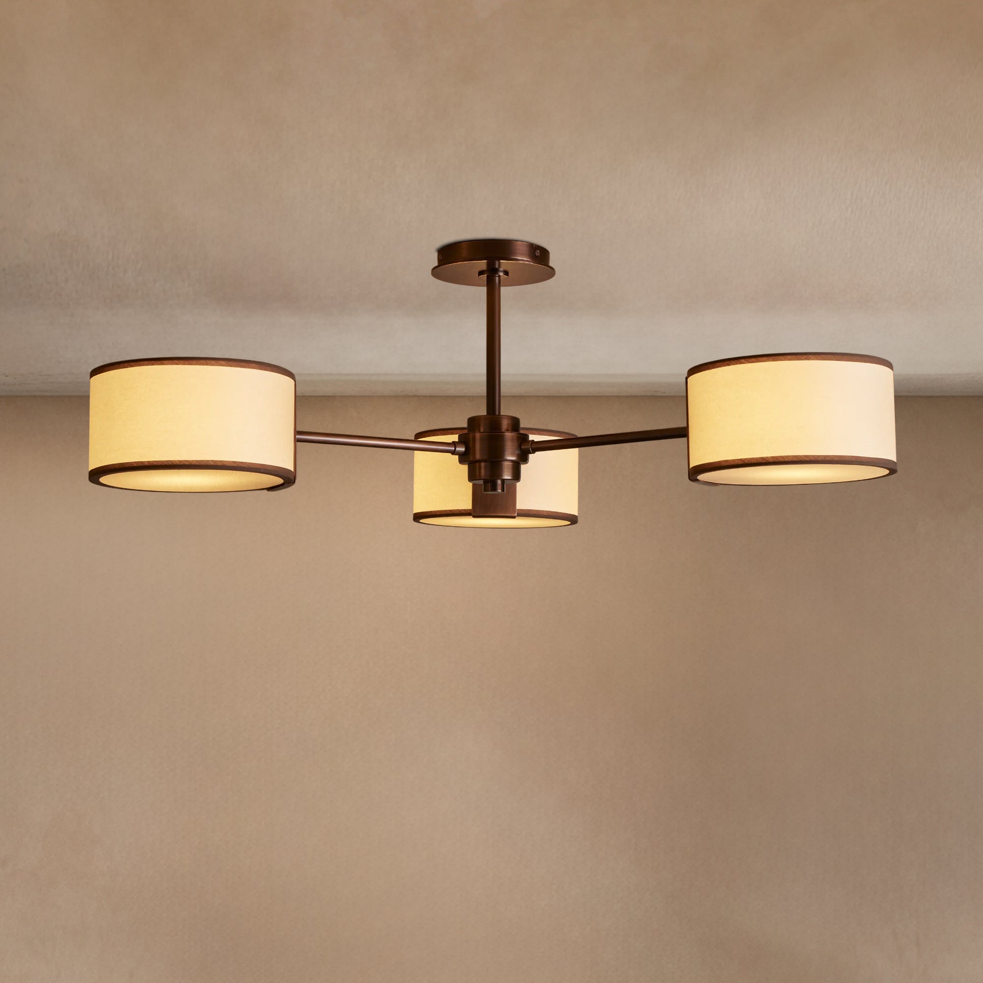 Daphne Fabric Flush Mount