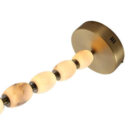 Alabaster Bead LED Pendant Light