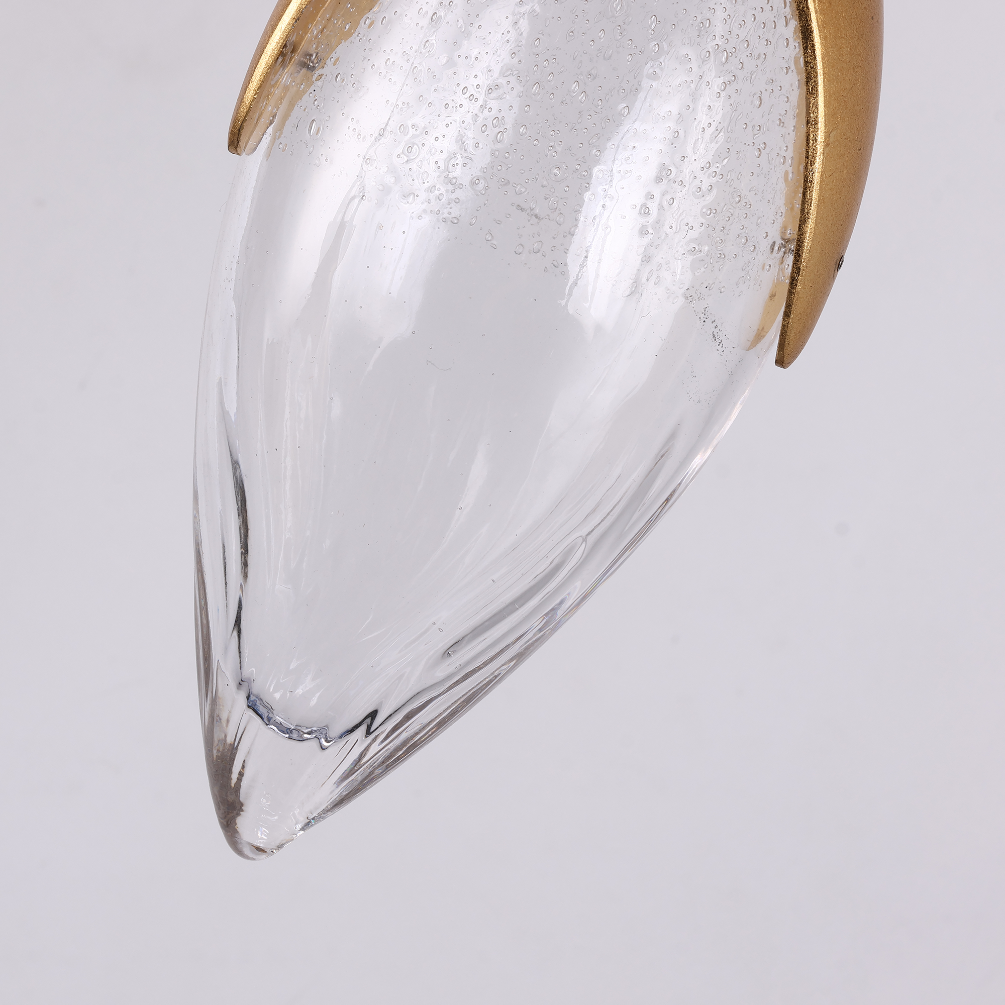 Olive Modern Brass Pendant Lamp