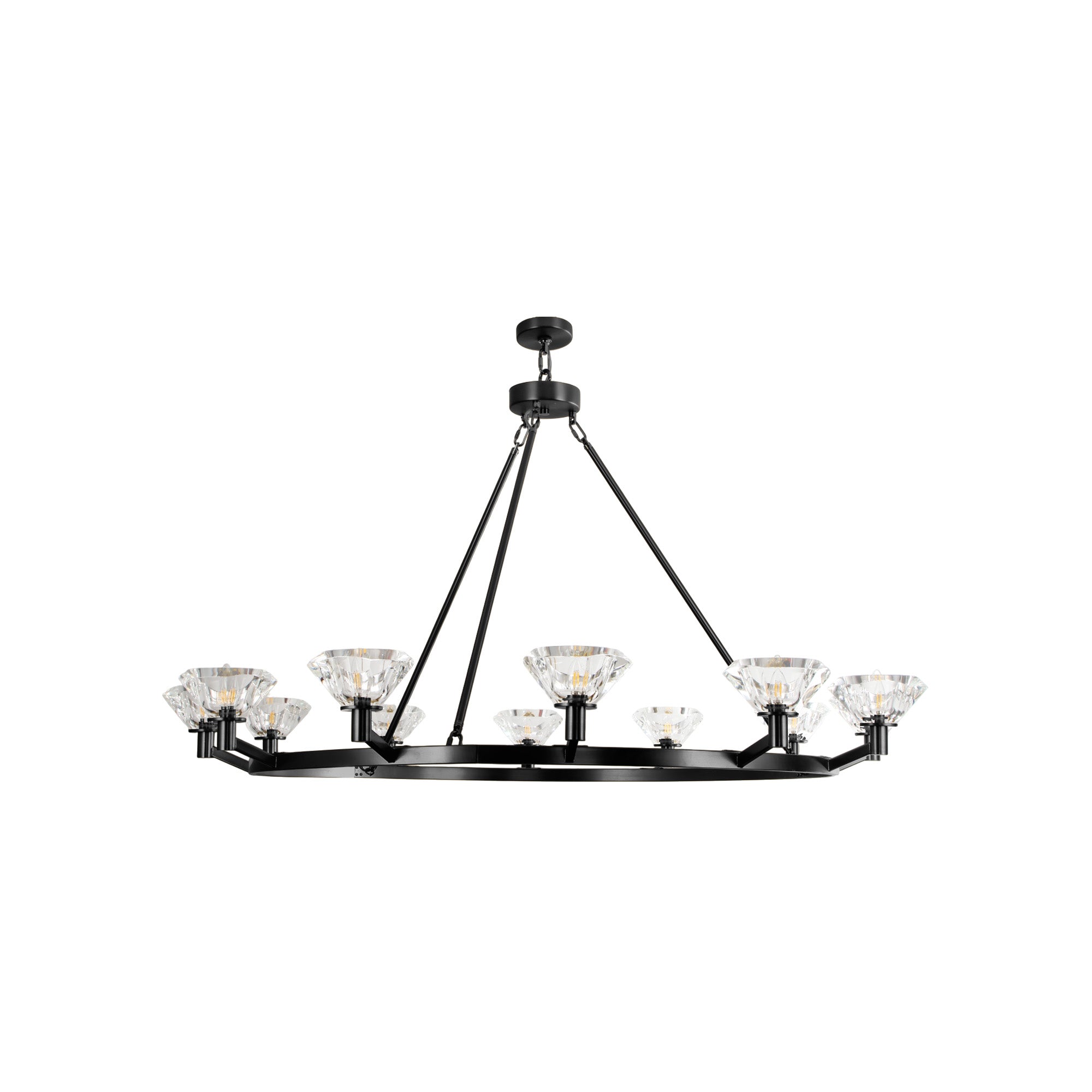 K9 Crystal Cup Chandelier
