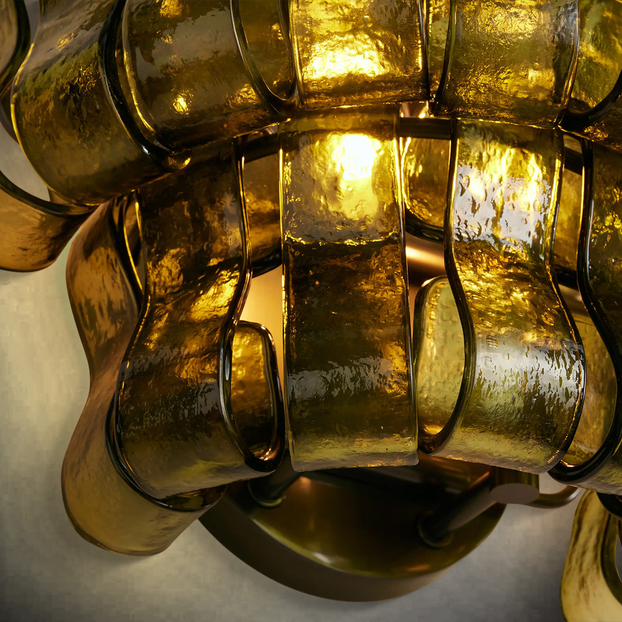 Ghiaccio Glass Wall Sconce