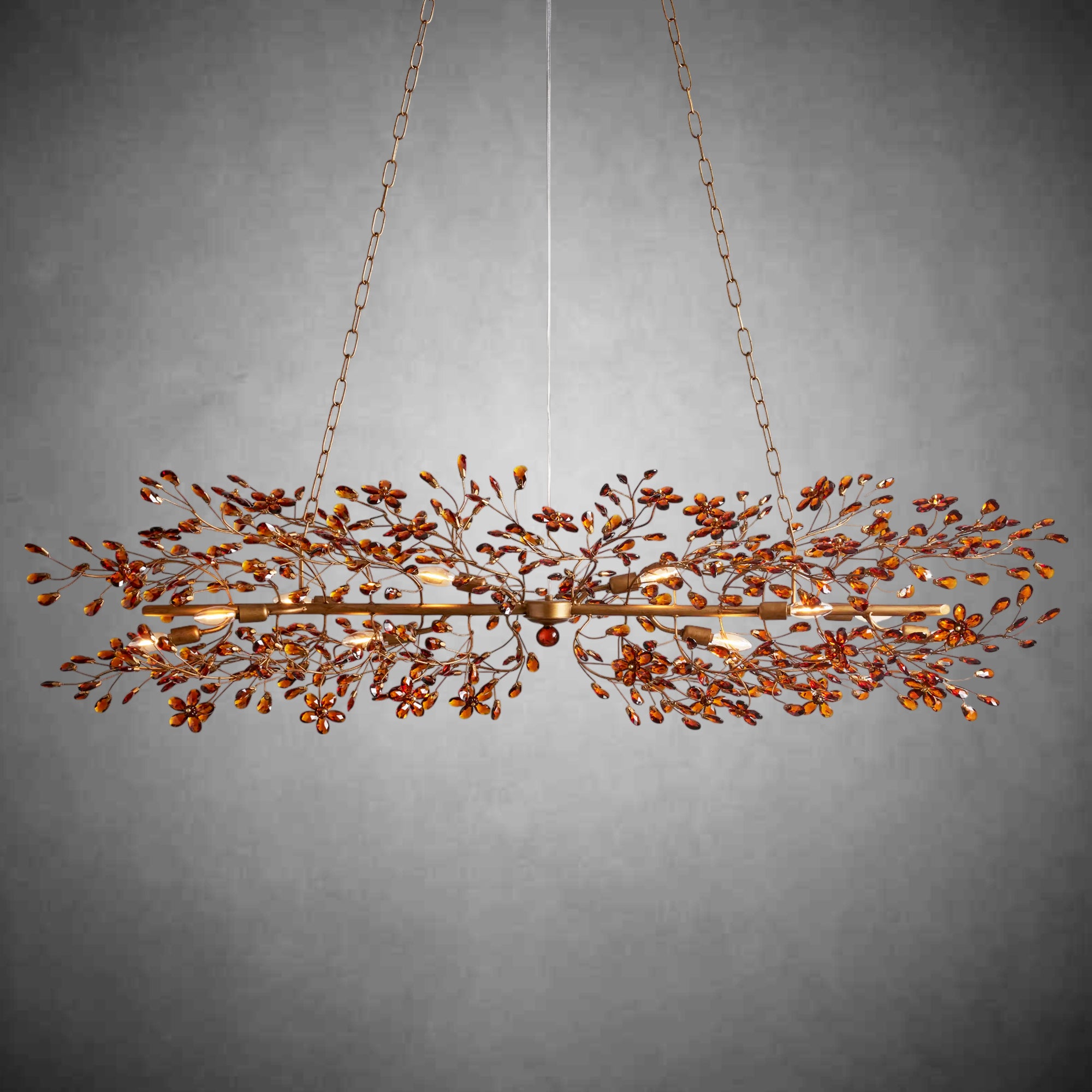 Fiore Colored Linear Chandelier