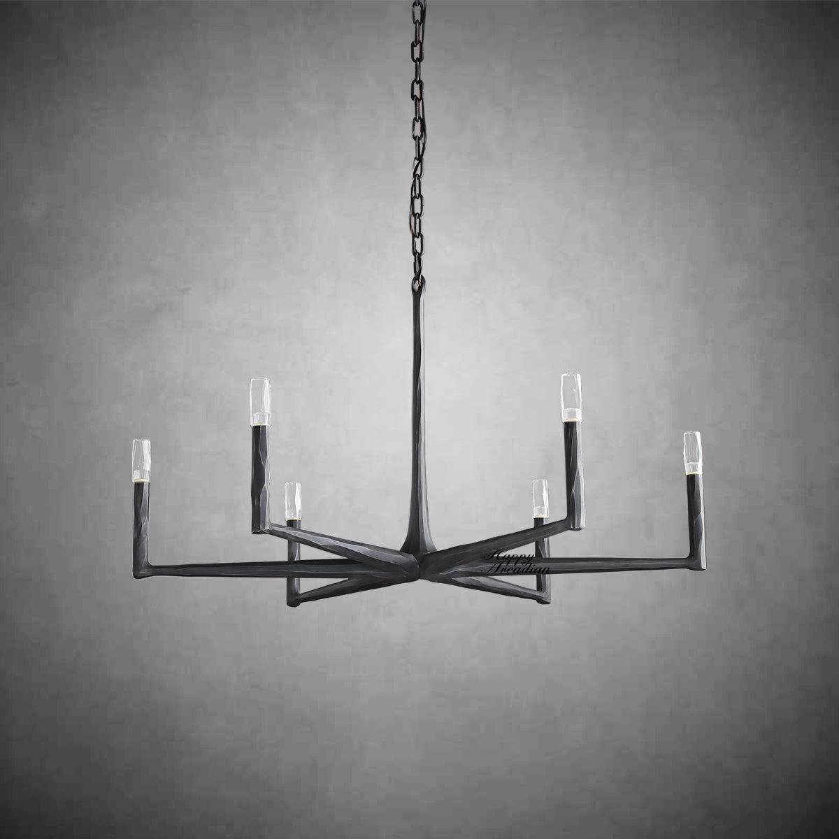 Briony Forged Round Chandelier 36''48"60''72''