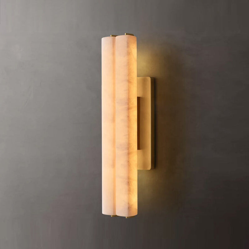 Aurivox Alabaster Double Sconce