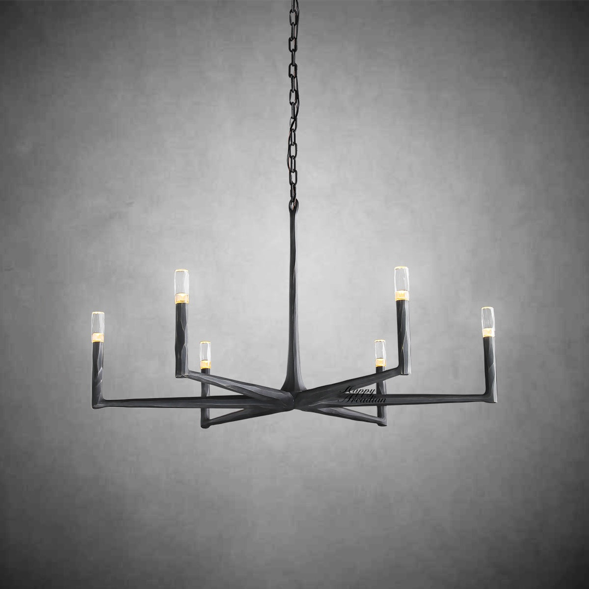 Briony Forged Round Chandelier 36''48"60''72''