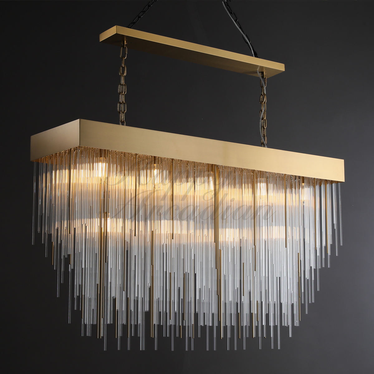 Siren Series Elegant Glass Chandelier Fixture Living Room