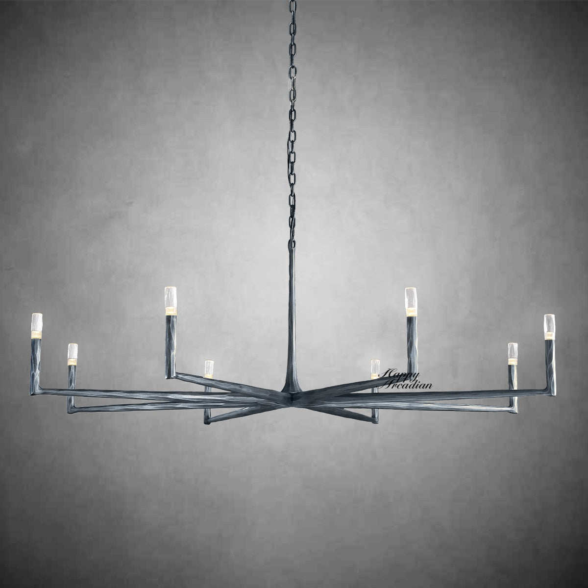 Briony Forged Round Chandelier 36''48"60''72''