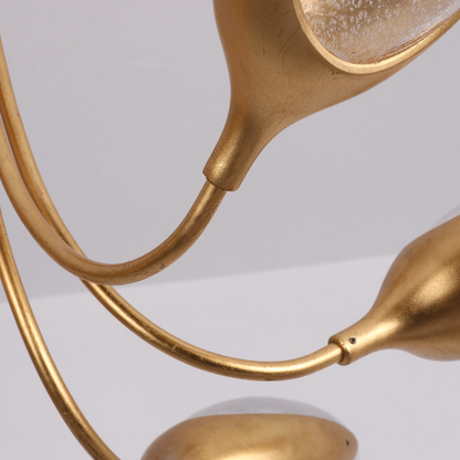 Olive Modern Brass Pendant Lamp