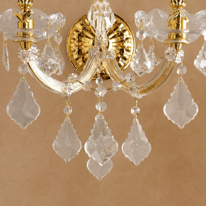 Extra Large Elegant Crystal Chandelier in Branch Style with Candle Layers for Stairs Living Room and Foyer