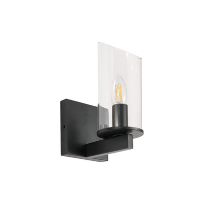 Modern Metal & Glass Wall Sconc