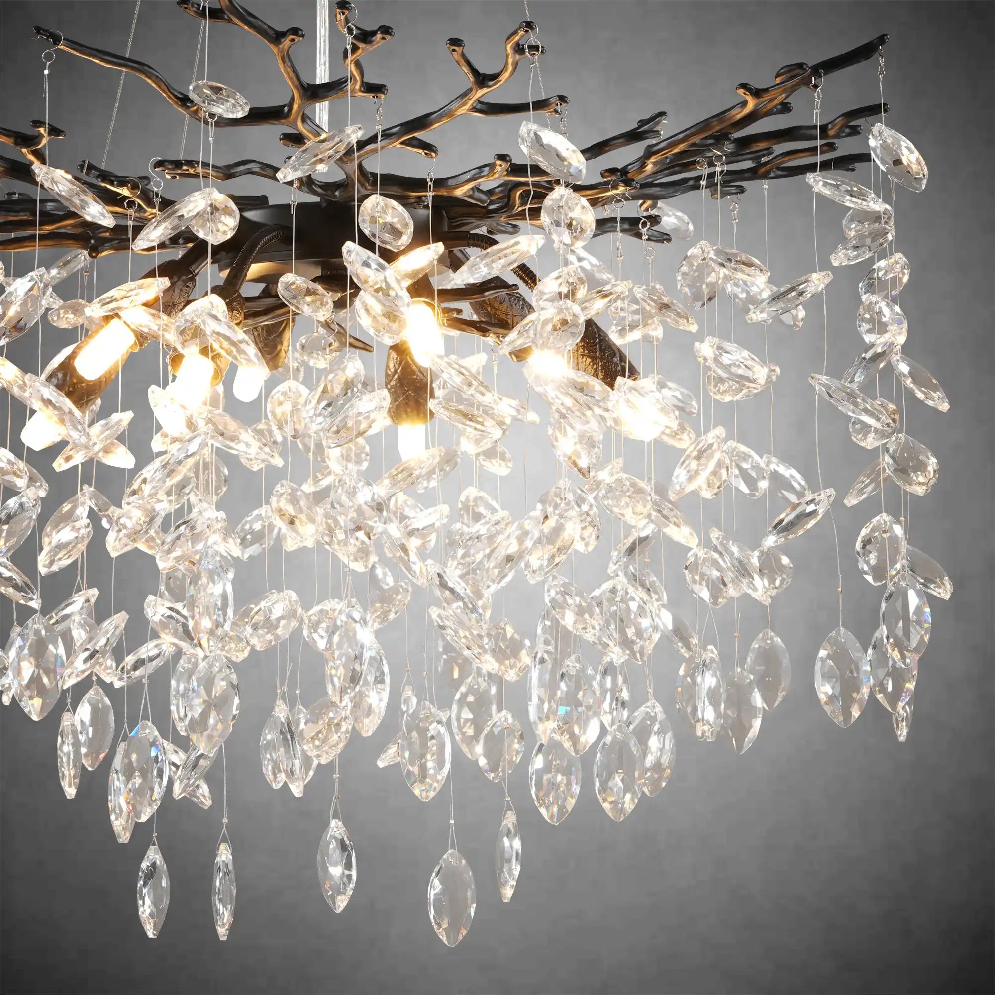 K9 Crystal Branch Chandelier