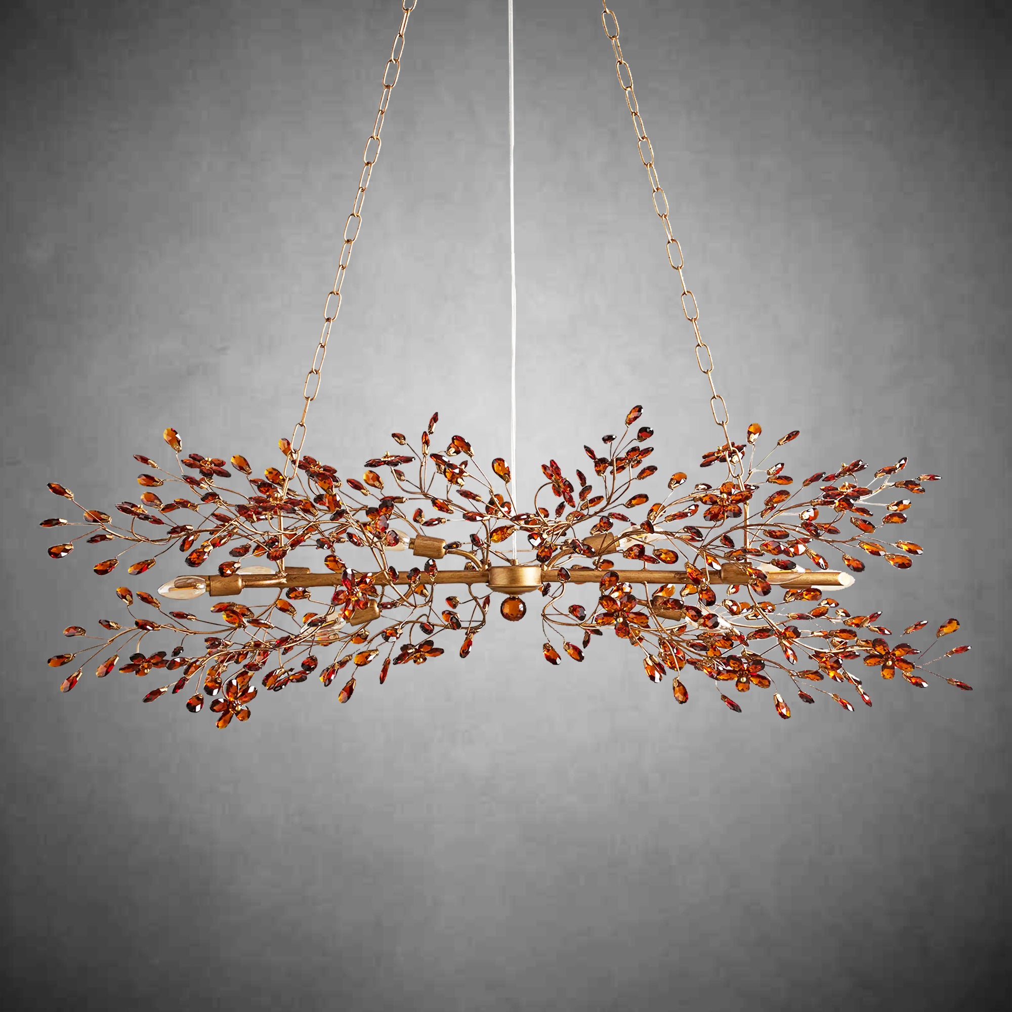Fiore Colored Linear Chandelier