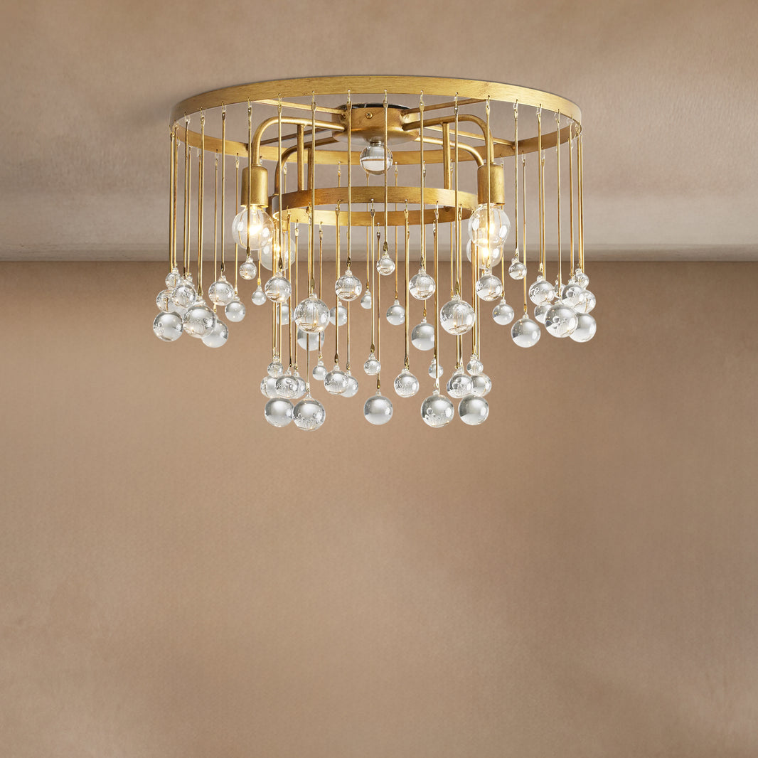 Averline Flushmount Crystal Ball