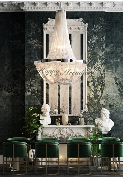 HA Alisa Plated Luxury Chandelier