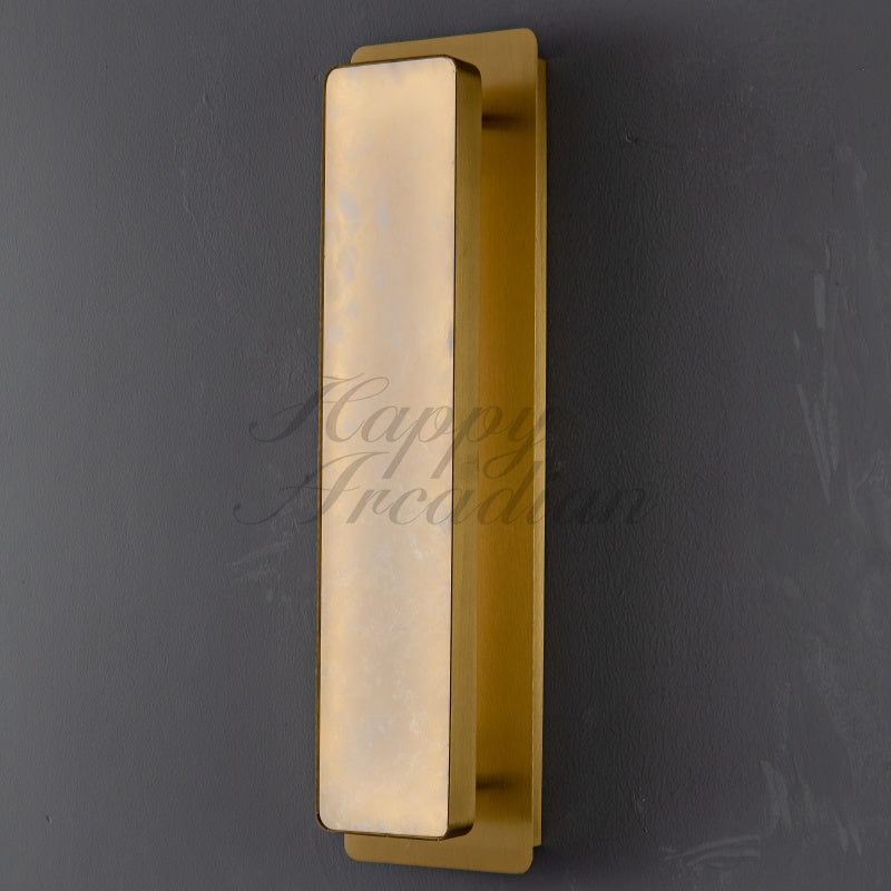 Raymond Living Room Bedroom Alabaster Wall Sconce