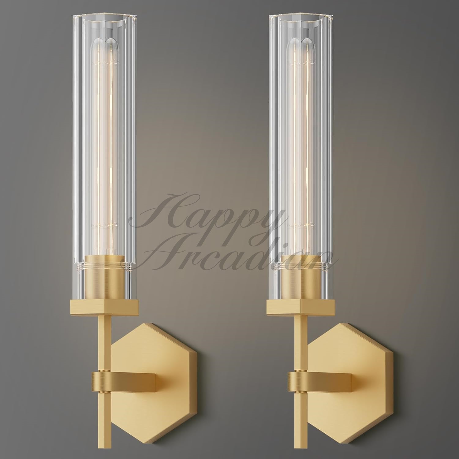 HA Lirael Hexagonal Grand Wall Sconce