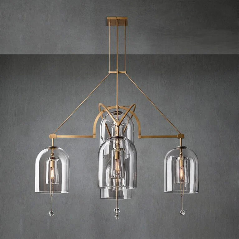 HA Fulcrum Round Chandelier 61" 5-Lights
