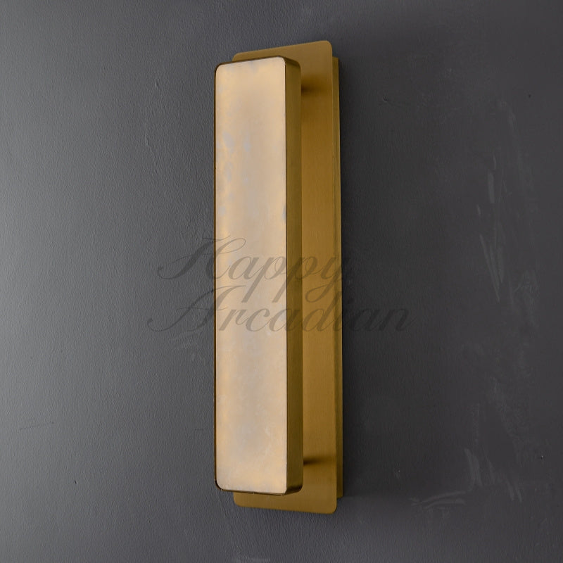 Raymond Living Room Bedroom Alabaster Wall Sconce