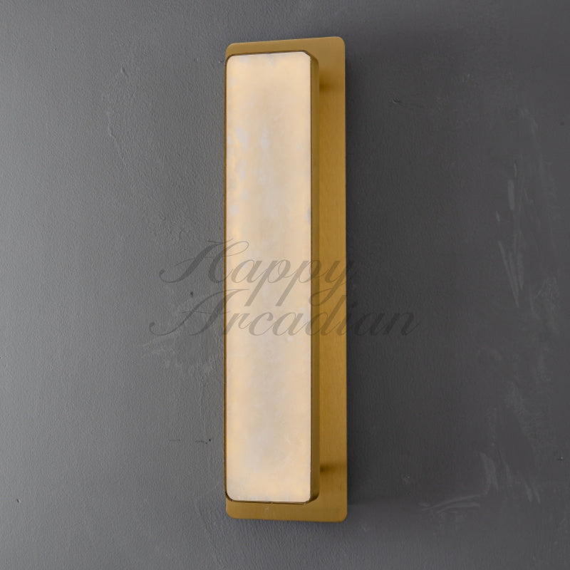 Raymond Living Room Bedroom Alabaster Wall Sconce