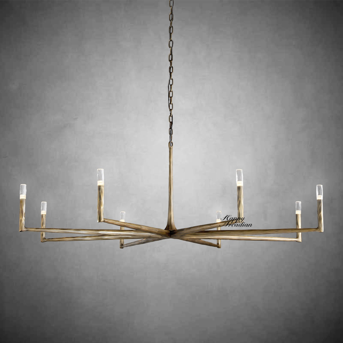 Briony Forged Round Chandelier 36''48"60''72''