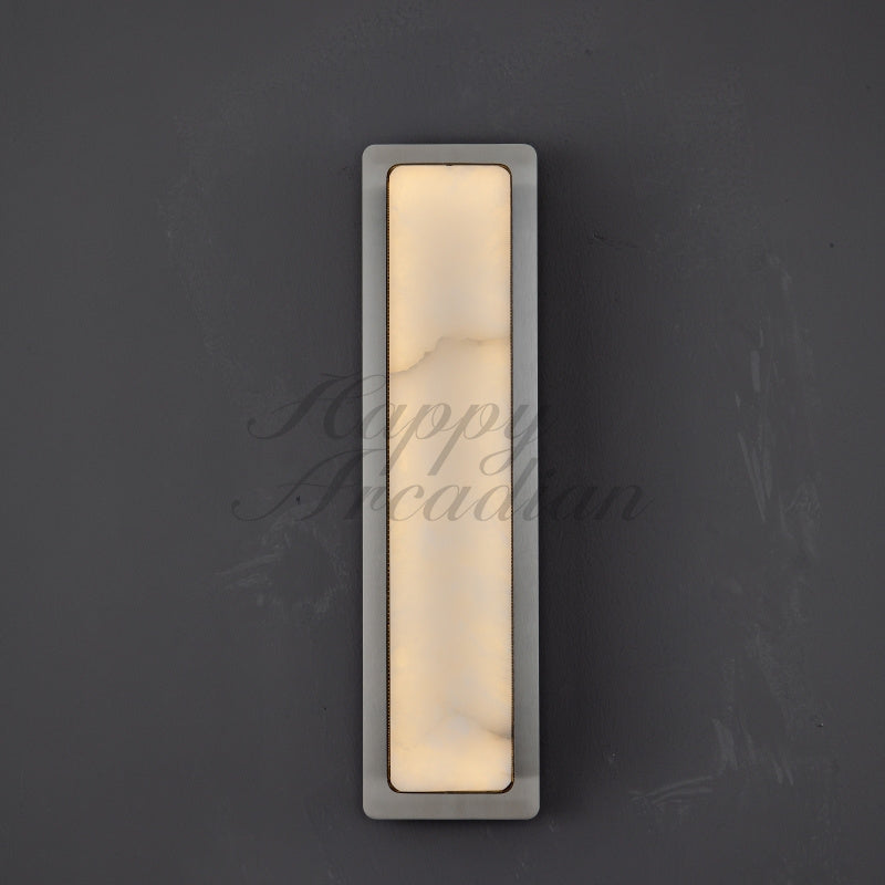 Raymond Living Room Bedroom Alabaster Wall Sconce