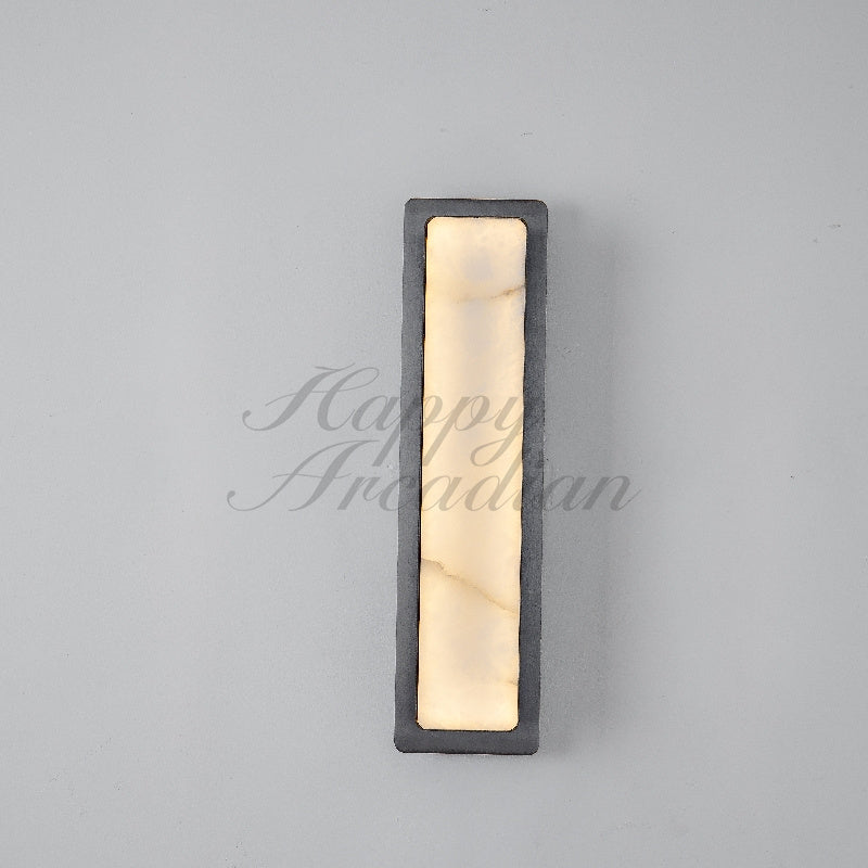 Raymond Living Room Bedroom Alabaster Wall Sconce