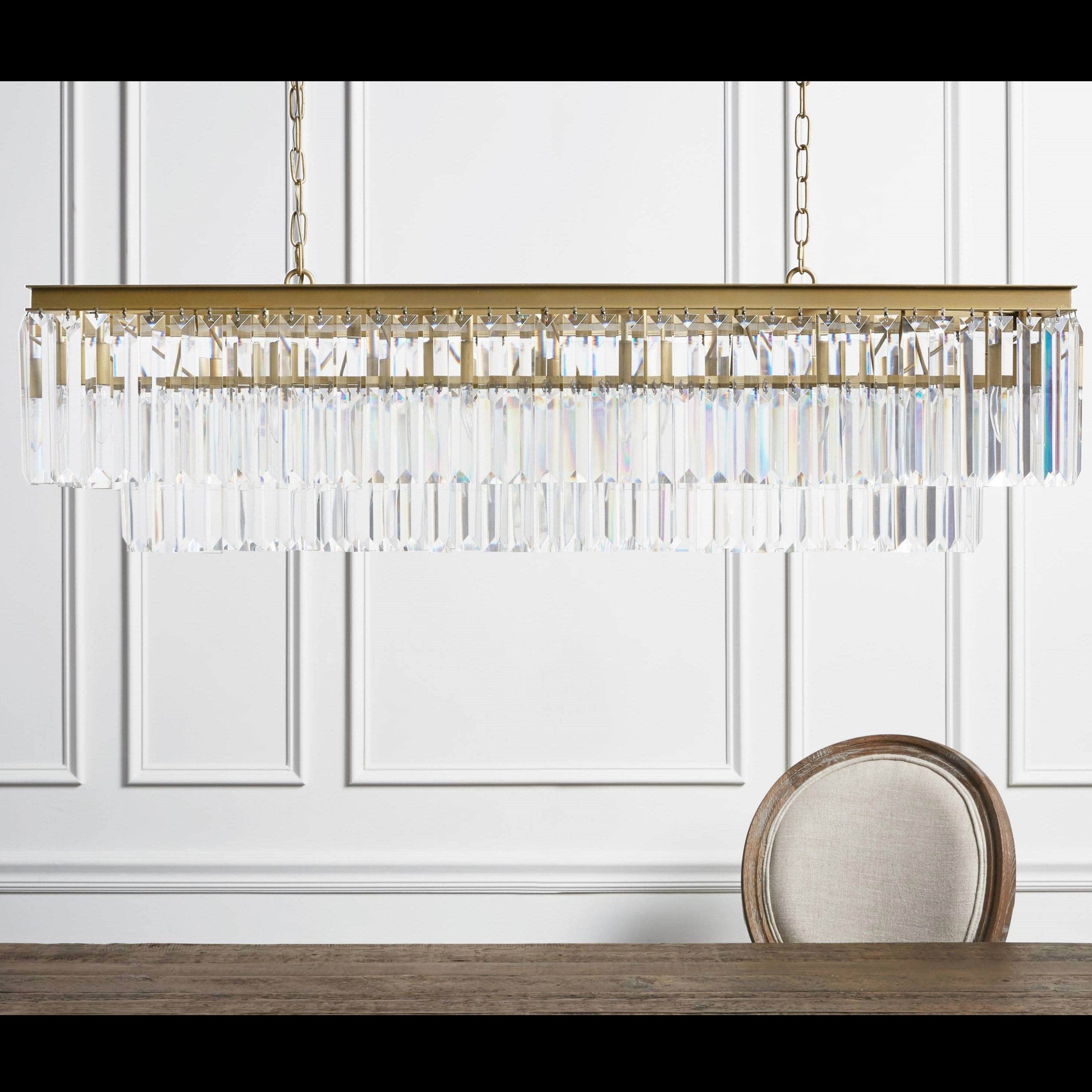 Leyland Tiered Rectangular Chandelier