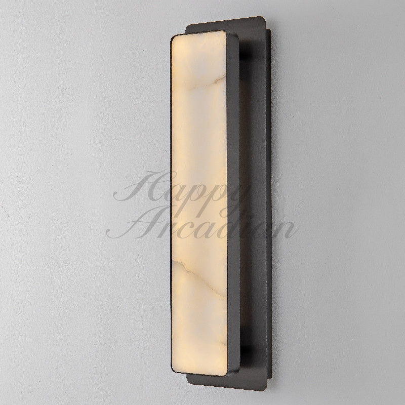 Raymond Living Room Bedroom Alabaster Wall Sconce