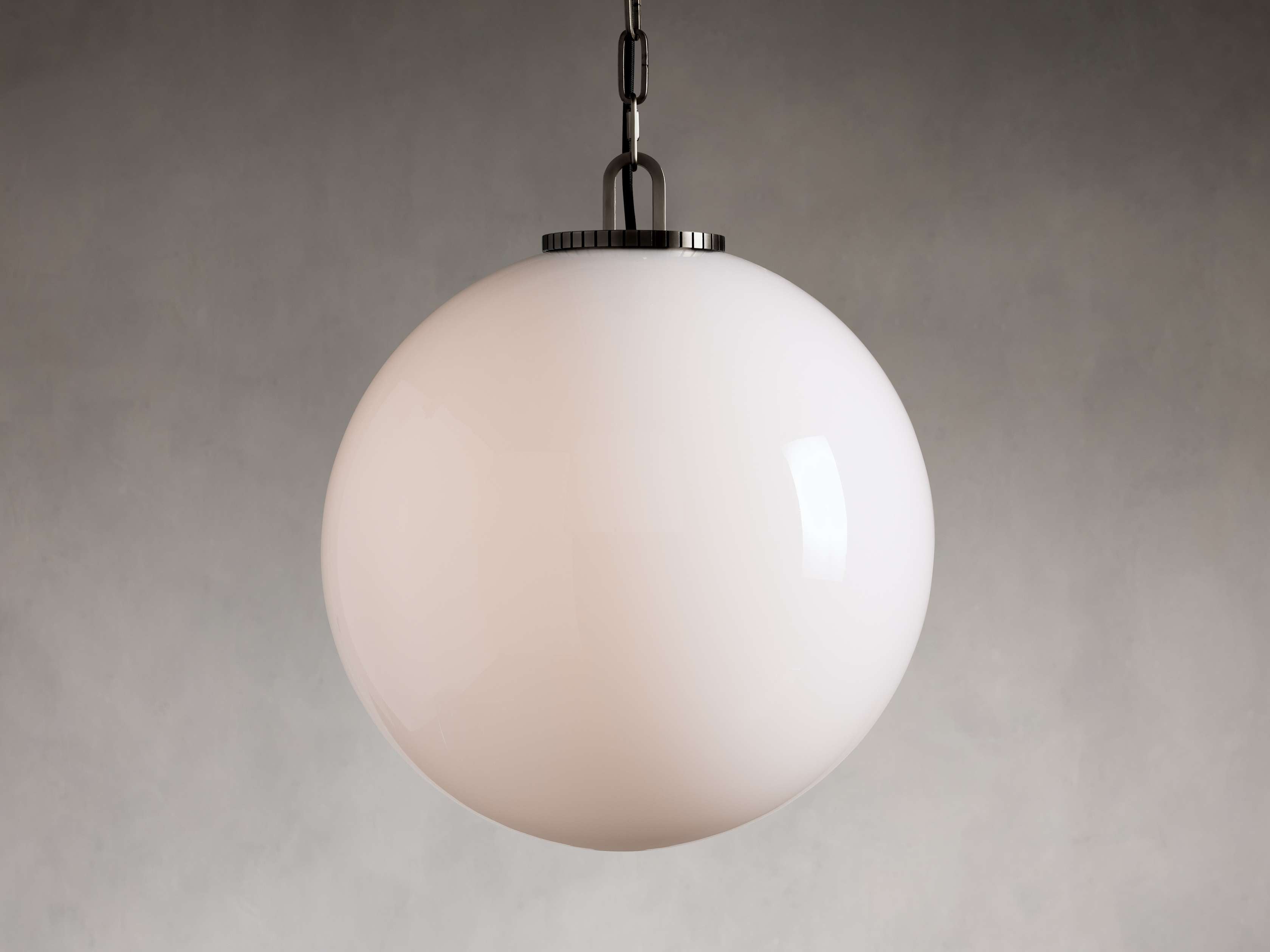 Wescotte Globe Pendant with Chain
