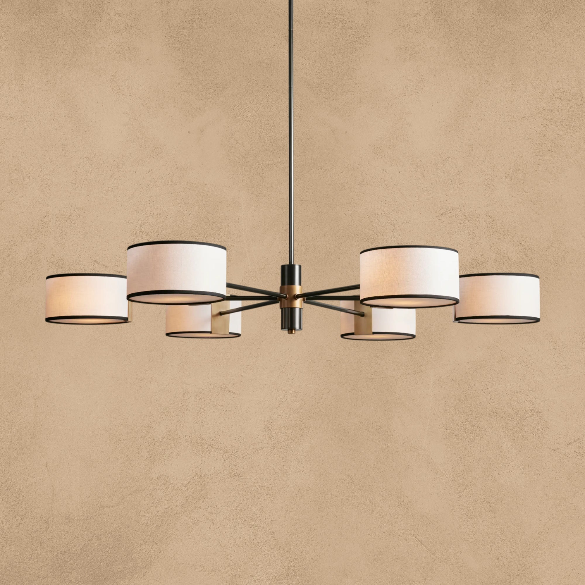 Daphne Fabric Round Chandelier