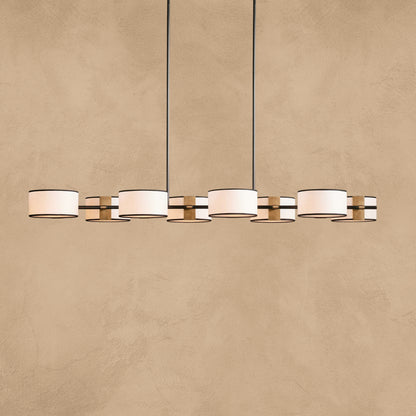 Doriselle Fabric Linear Chandelier