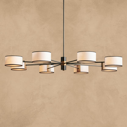 Doriselle Fabric Round Chandelier