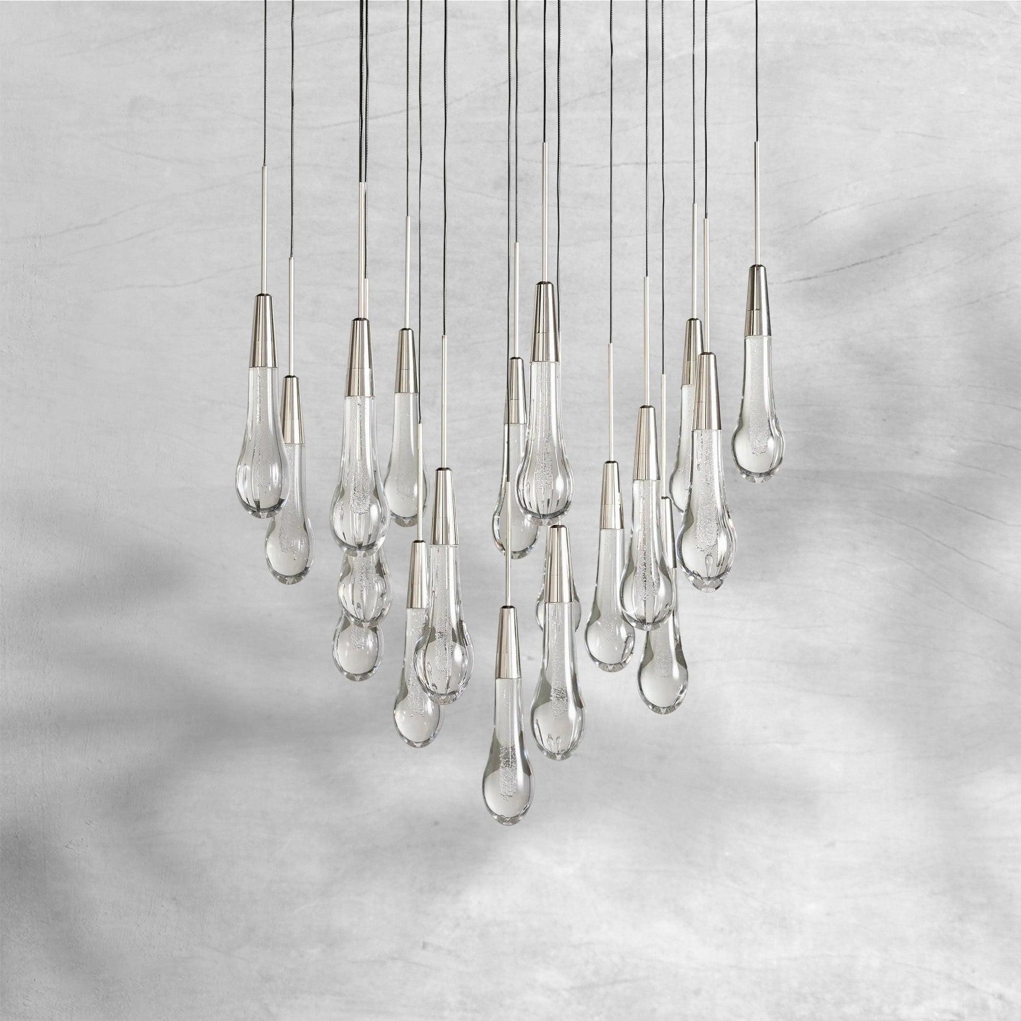 Soltaire Round Chandelier 17" 24" 36“ 48''58“
