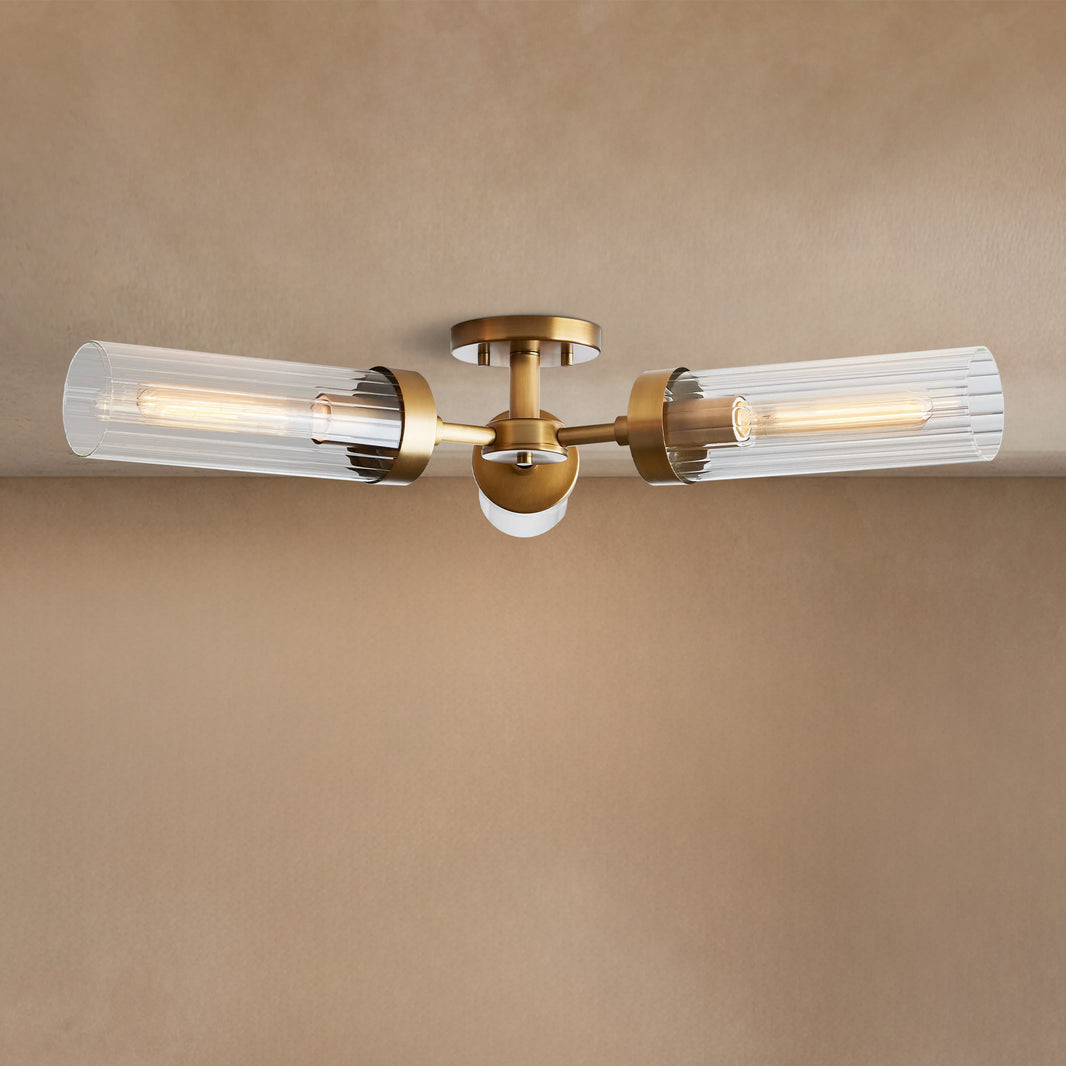 Alderic 3-Light Flushmount