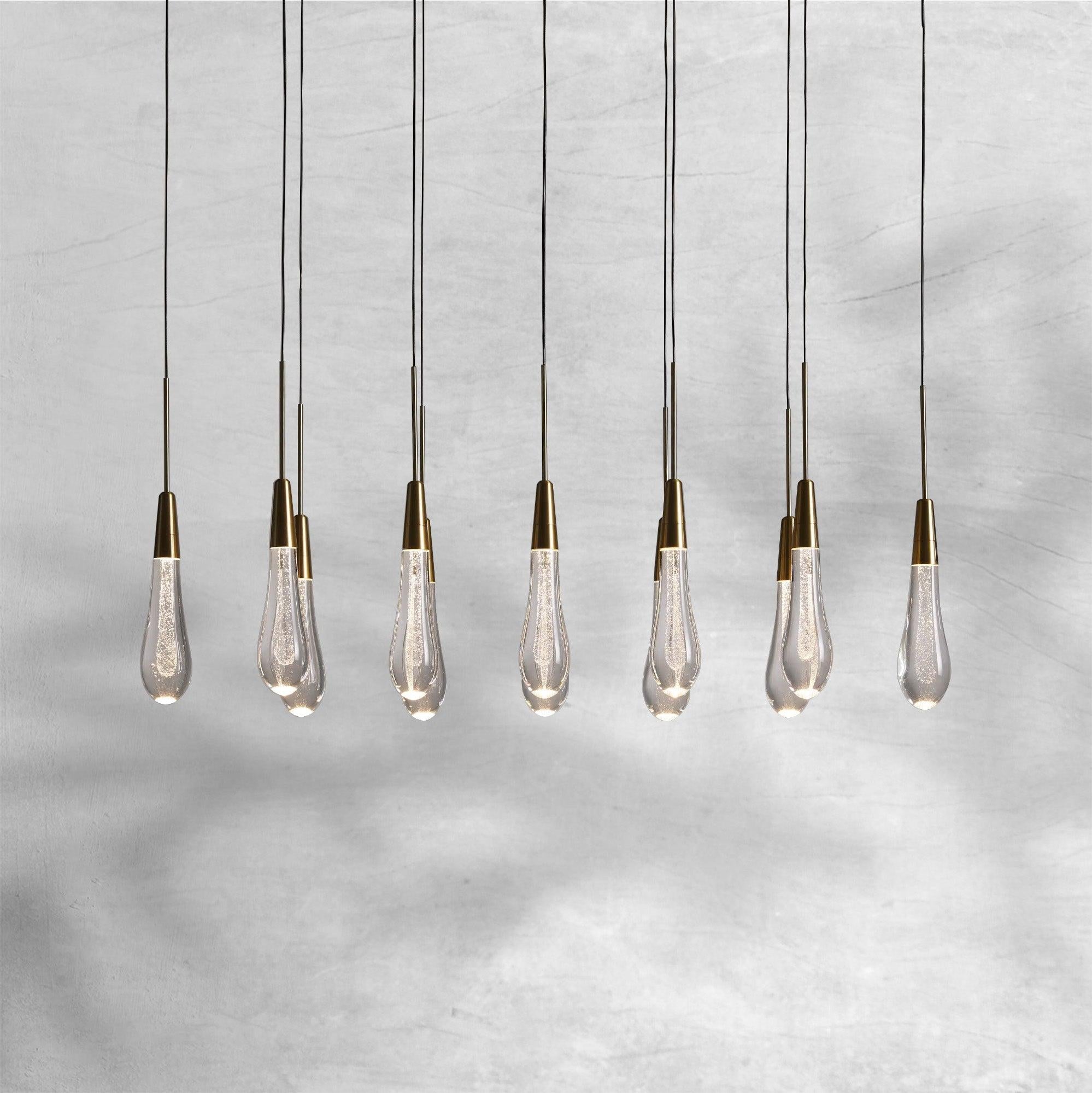Soltaire Linear Chandelier 37"50"70"87"120"