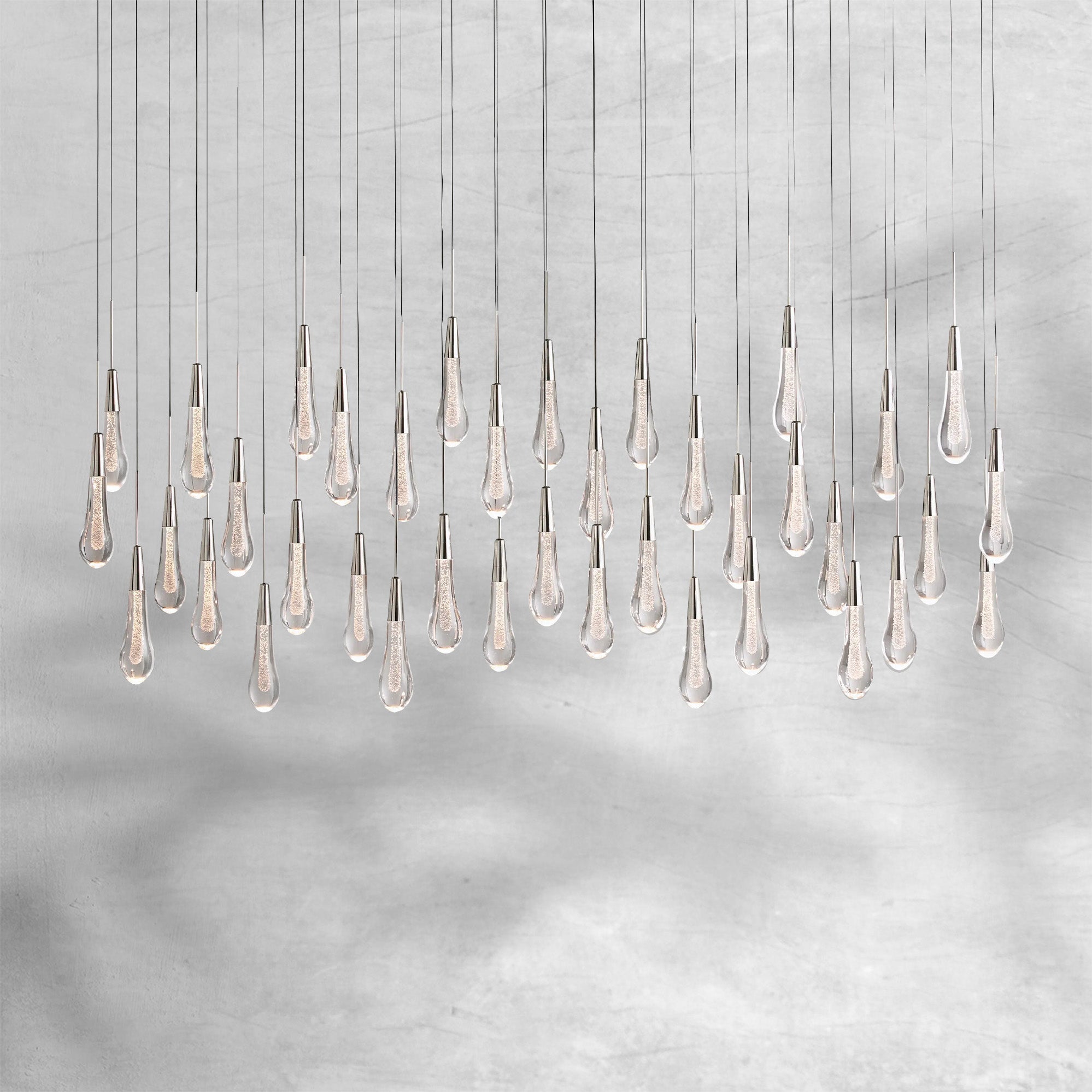 Soltaire Linear Chandelier 37"50"70"87"120"