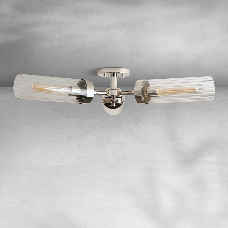 Andreas 3-Light Flushmount Ceiling Lamp