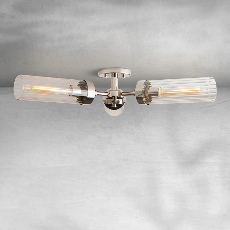 Andreas 3-Light Flushmount Ceiling Lamp