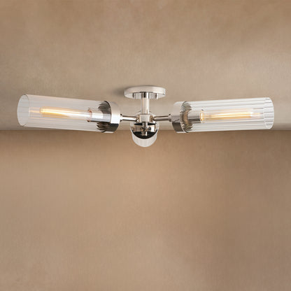 Alderic 3-Light Flushmount