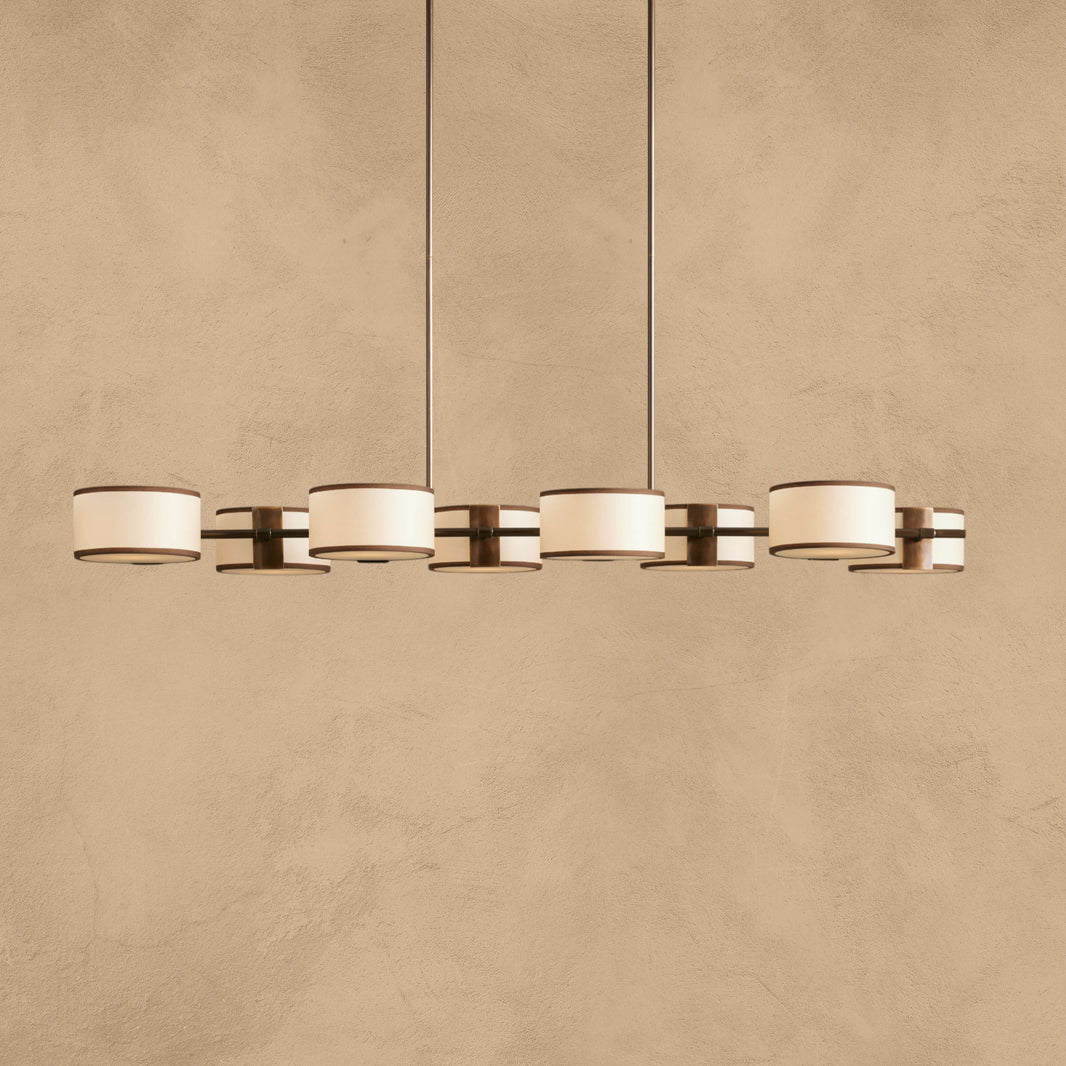 Doriselle Fabric Linear Chandelier