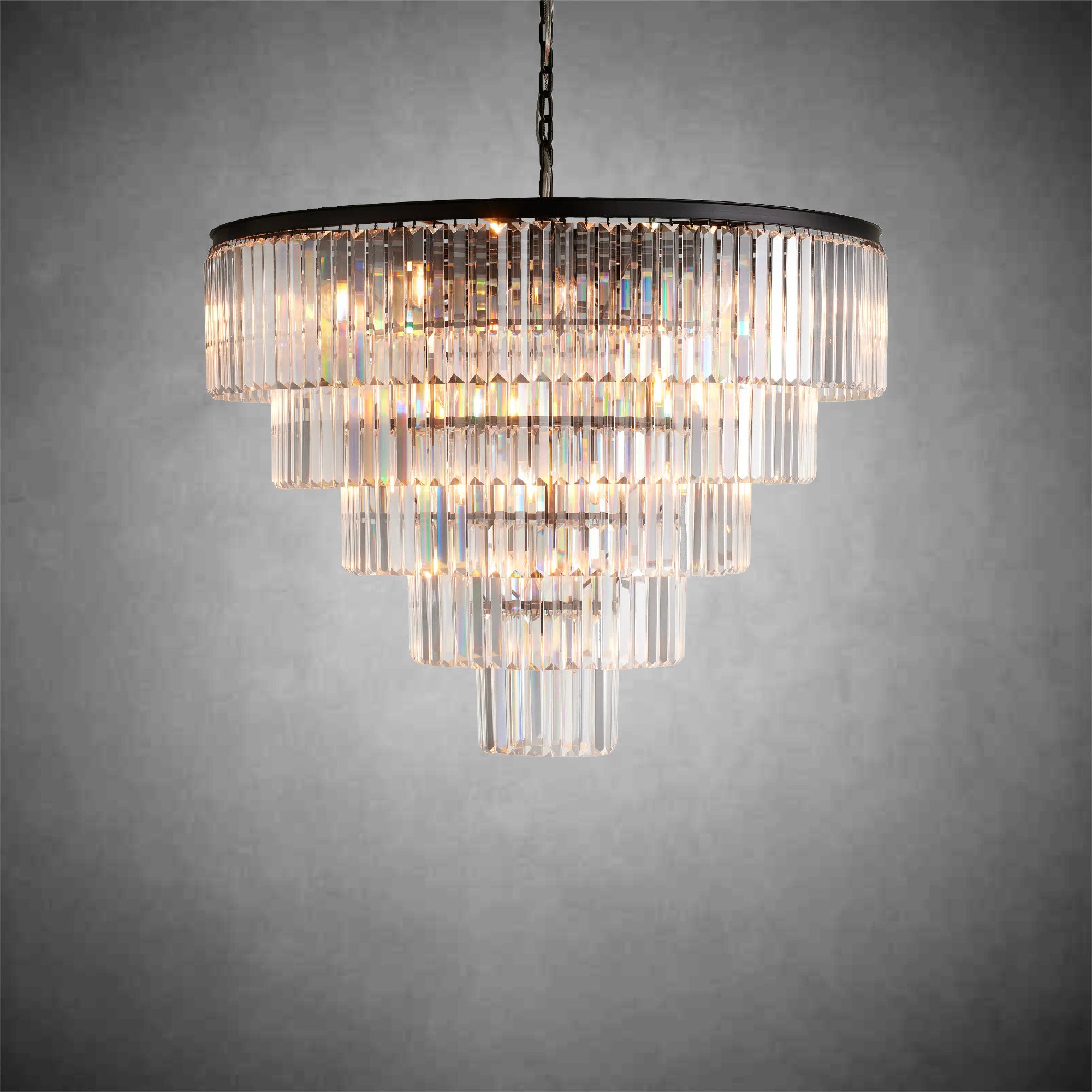 Leyland Tiered Round Chandelier